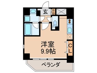 クレグラン北梅田の物件間取画像